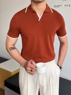 Summer Men Polo Shirts Short Sleeve