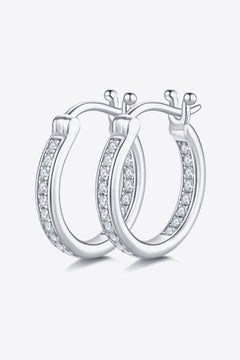 Adored Moissanite 925 Sterling Silver Earrings