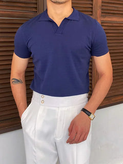 Summer Men Polo Shirts Short Sleeve