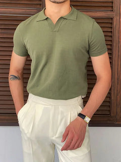 Summer Men Polo Shirts Short Sleeve