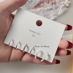 Simple, Cute, and Exquisite Mini Earrings Set