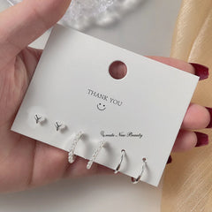 Simple, Cute, and Exquisite Mini Earrings Set