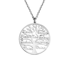 Personalized Tree Of Life Necklace