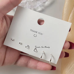 Simple, Cute, and Exquisite Mini Earrings Set