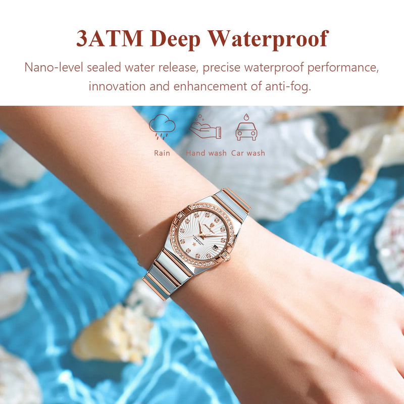 Luxury Women's Waterproof Luminous Date Watch