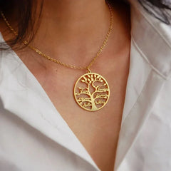 Personalized Tree Of Life Necklace