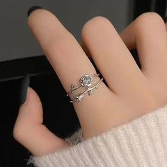 Fashion Rose Couple Rings