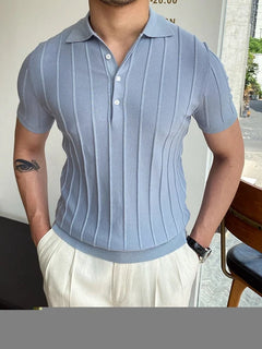 Summer Men Polo Shirts Short Sleeve